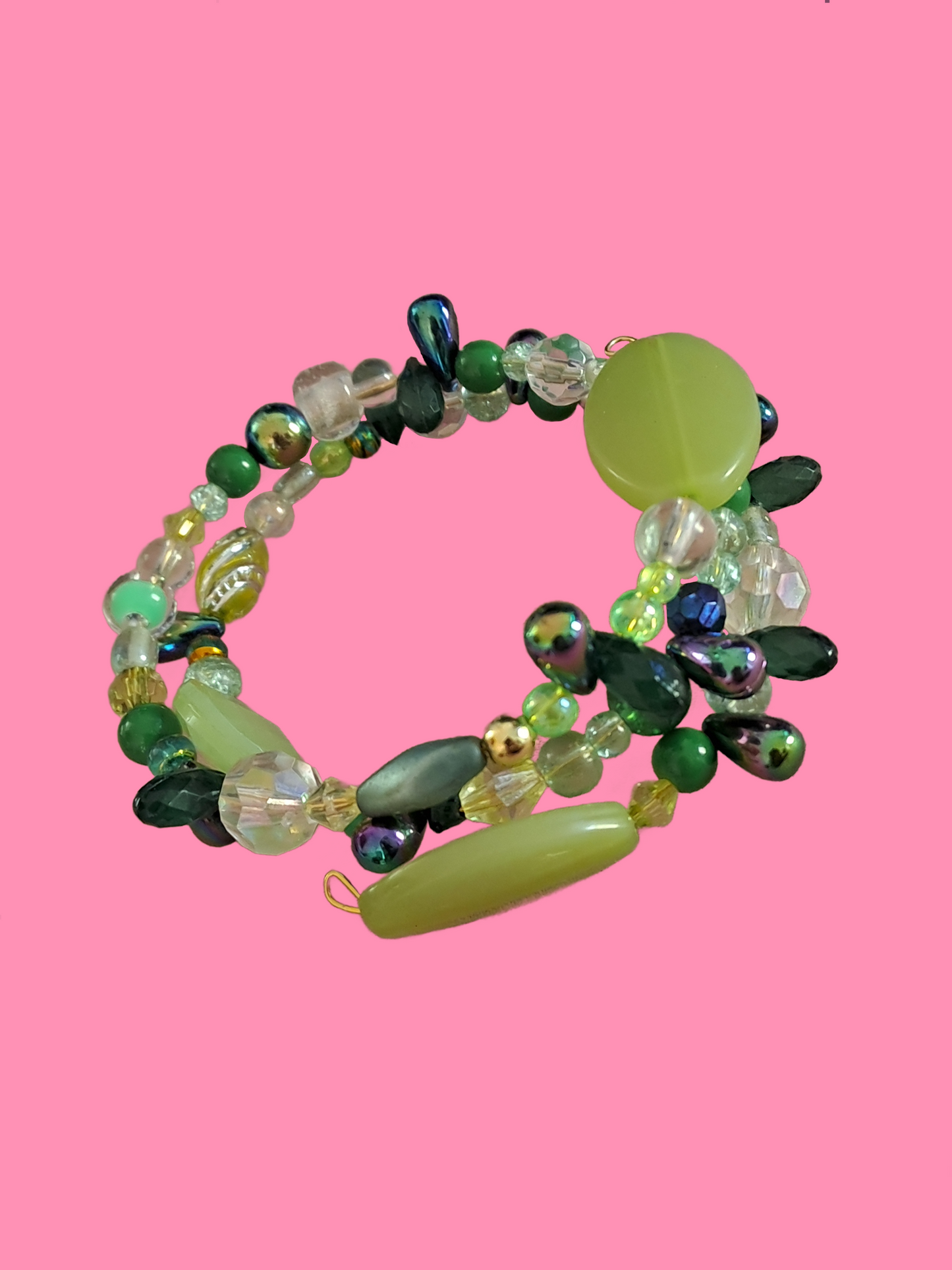Enchanted Meadow Coil Bracelet