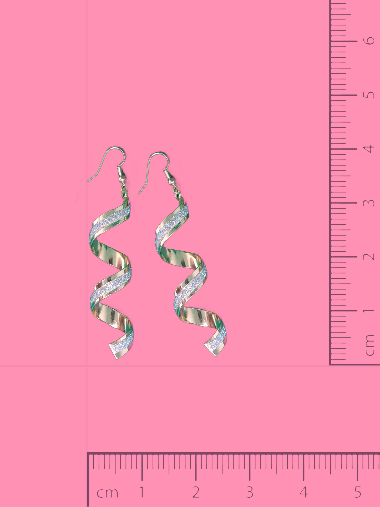 Golden Glitter Spiral