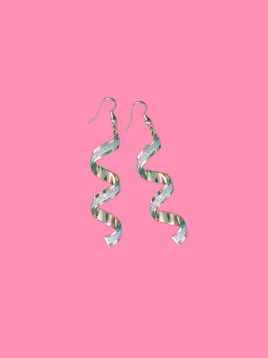 Golden Glitter Spiral