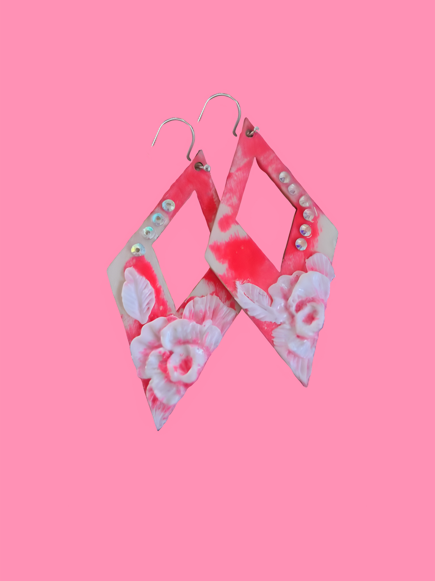 Rose Prism – Statement Earrings