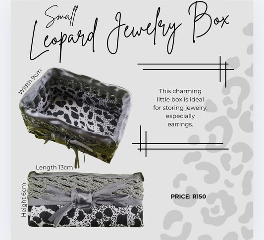 Small Leopard Jewelry Box