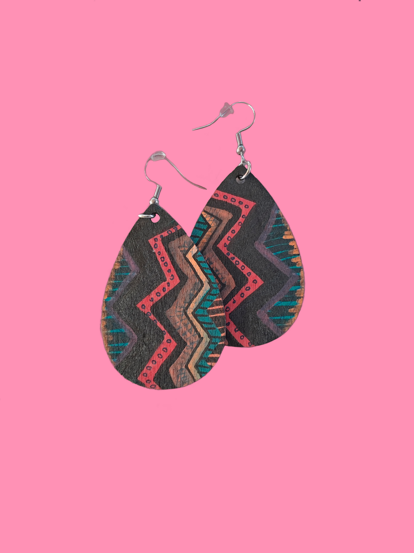 Desert Rhythm Teardrop Earrings