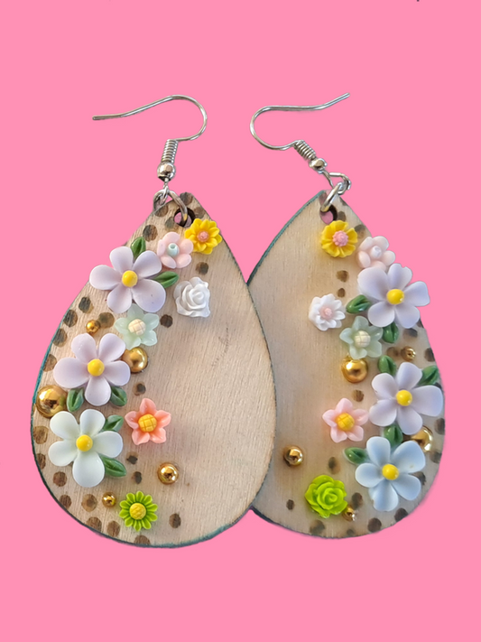 Garden Whisper Teardrop Earrings