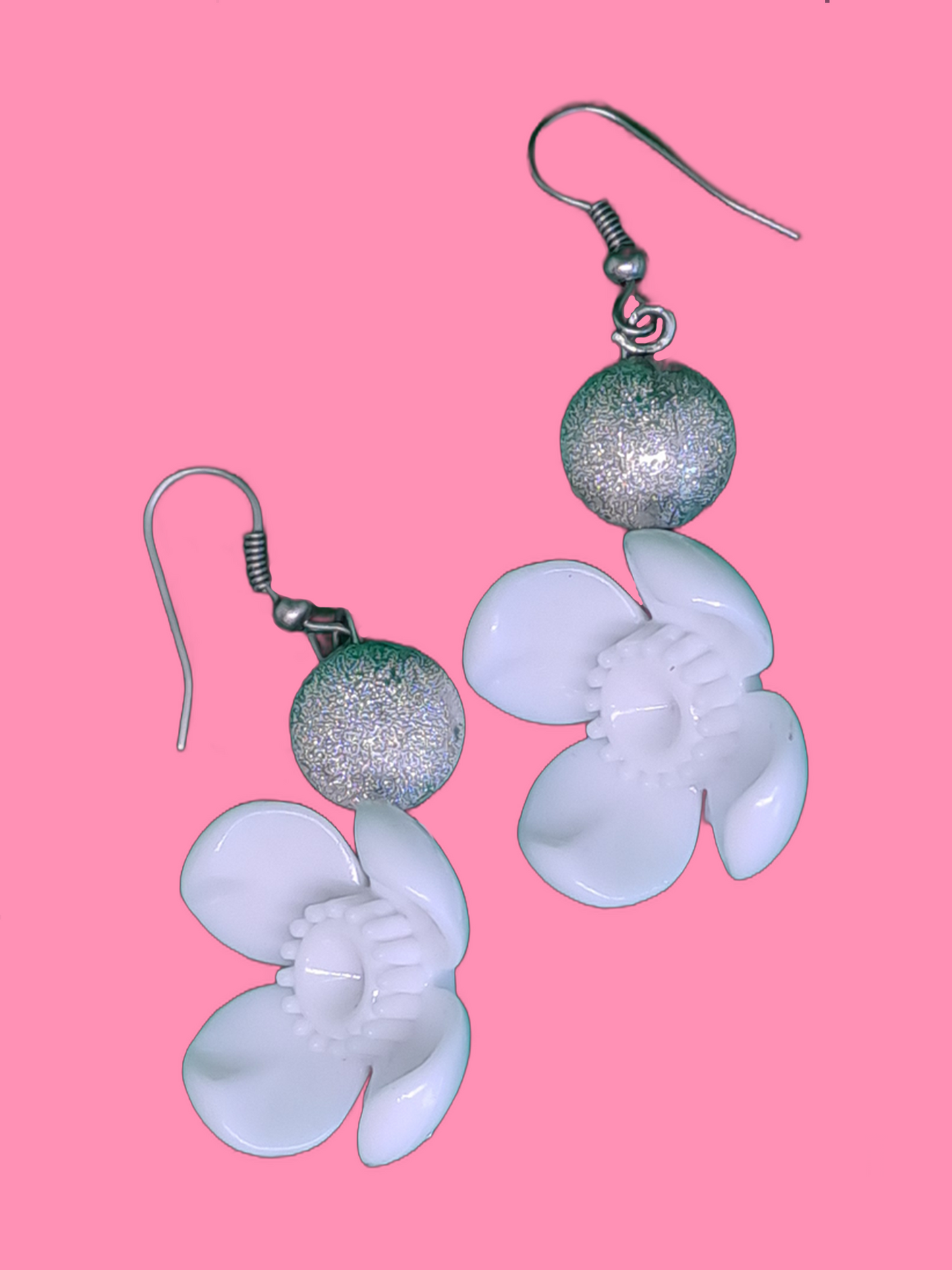 Frosted Petal Bloom Earrings