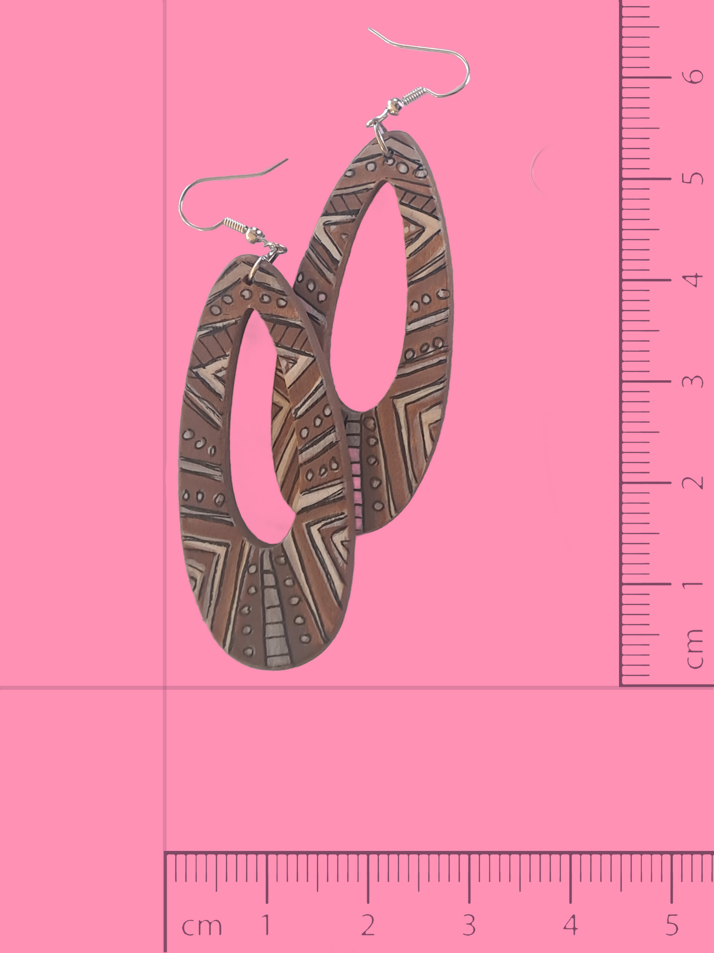 Sahara Echo Oval Earrings