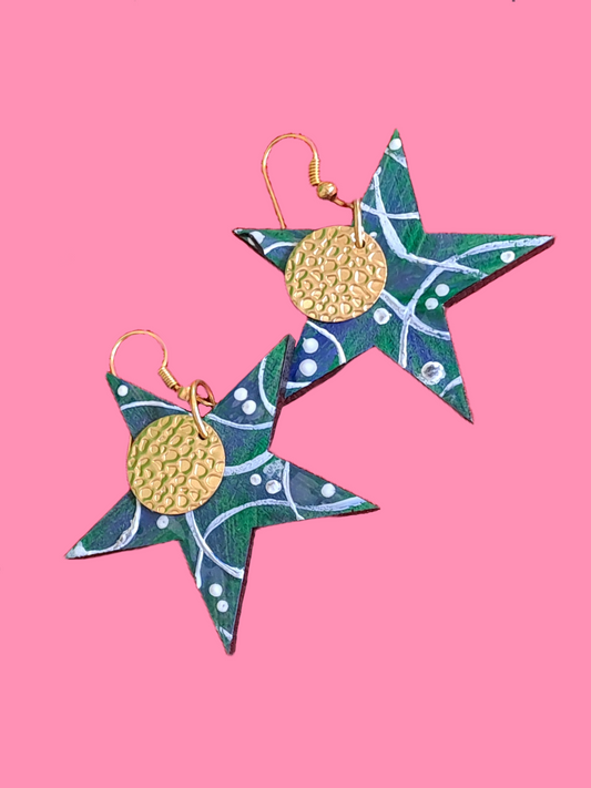Cosmic Tide Star Earrings