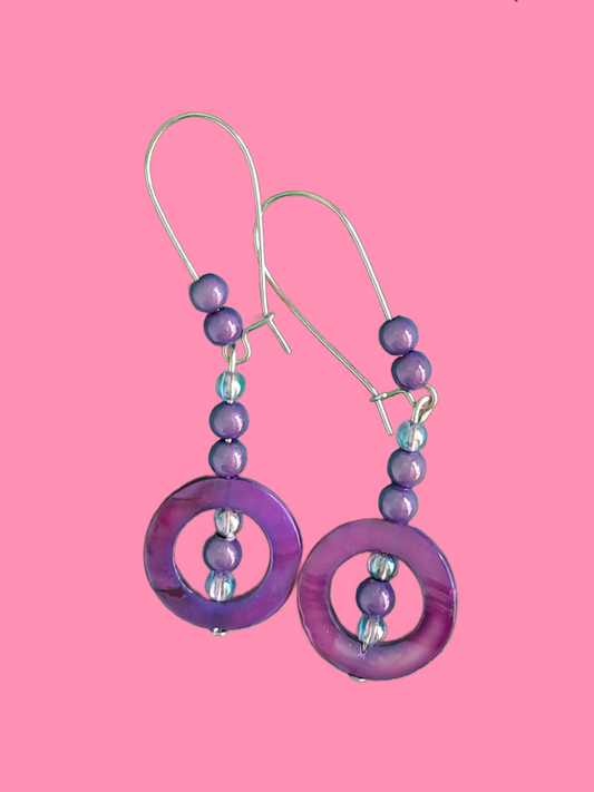 Amethyst Orbit Earrings