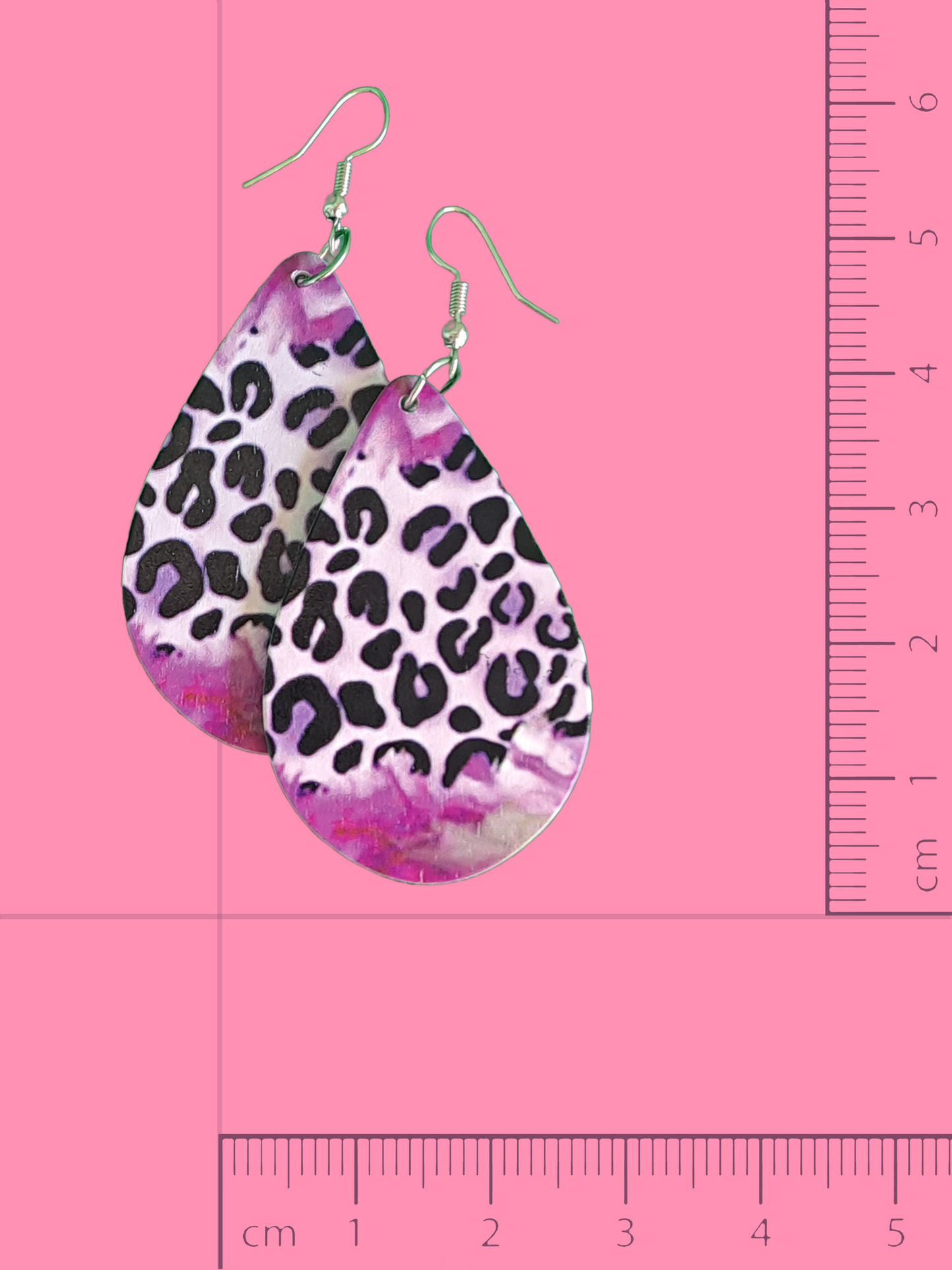 Wild Orchid Teardrop Earrings