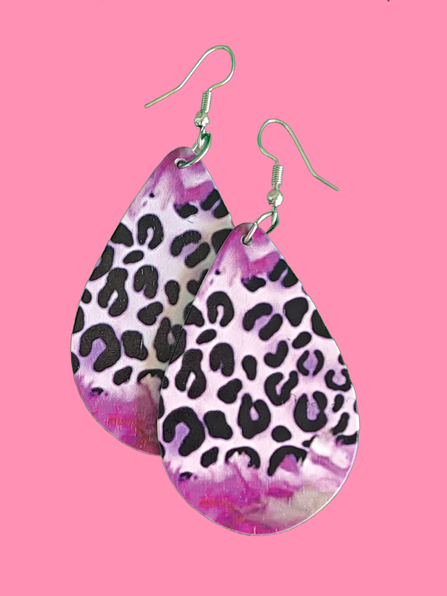 Wild Orchid Teardrop Earrings