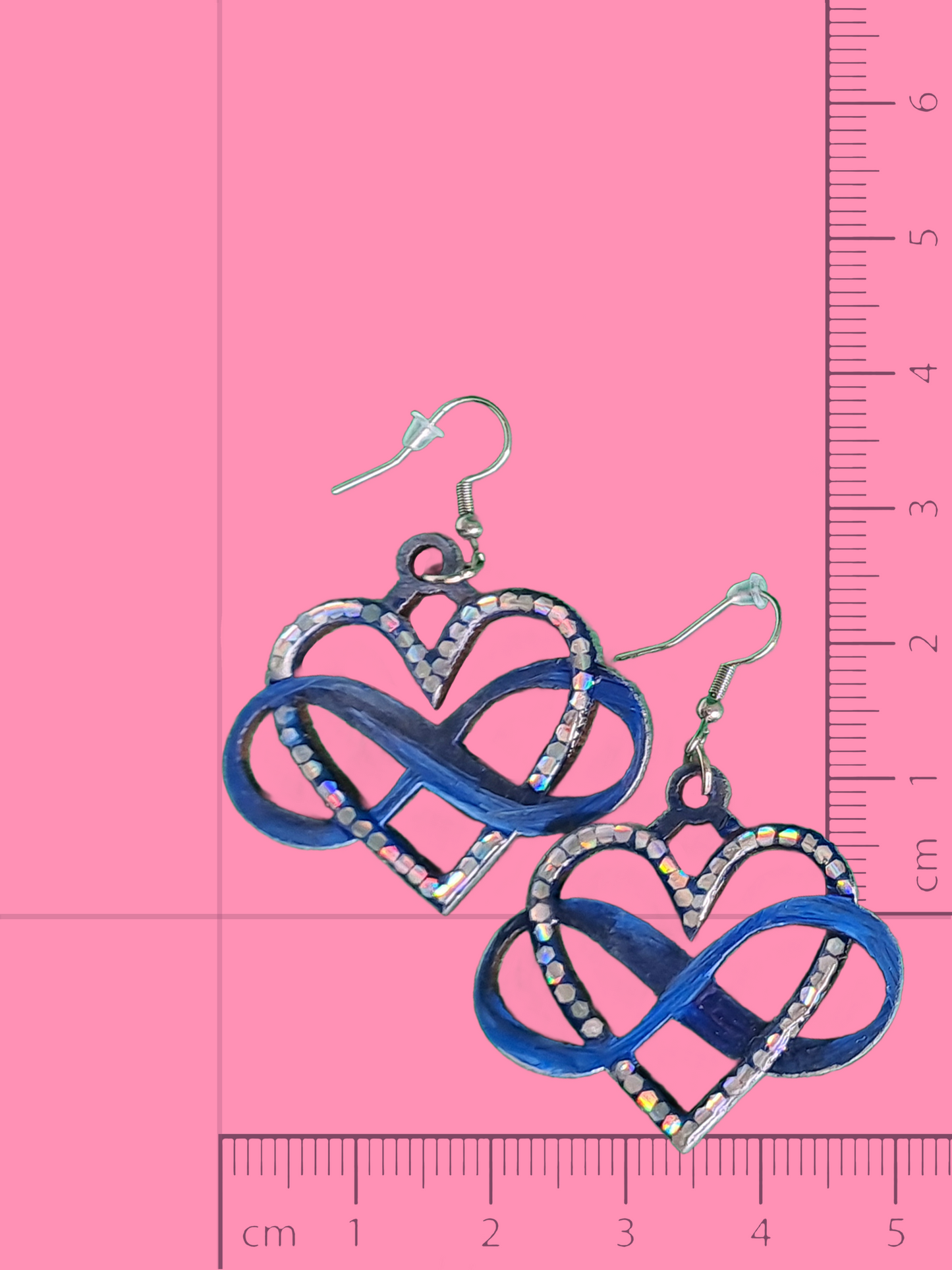 Infinite Love Heart Earrings