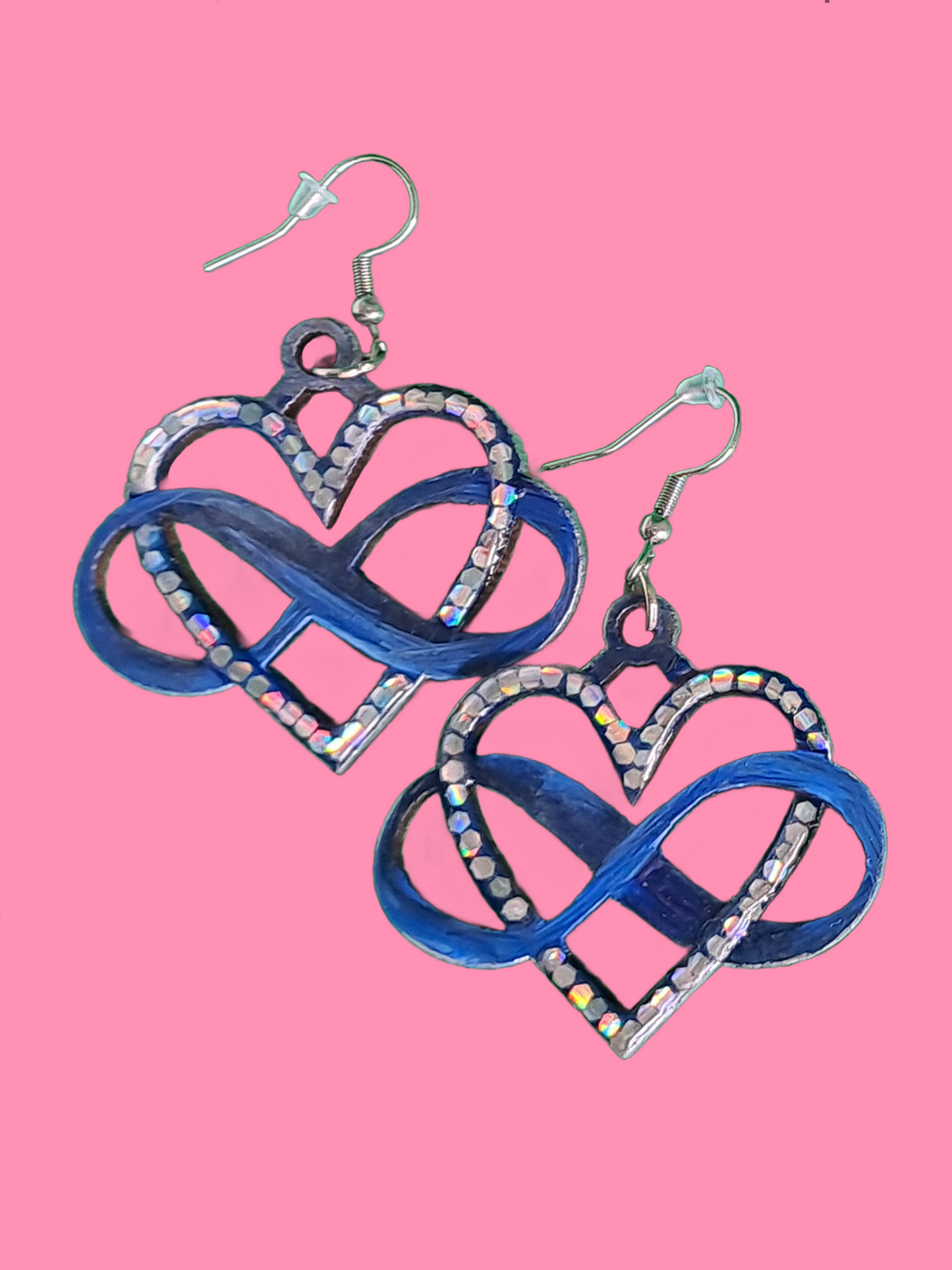 Infinite Love Heart Earrings