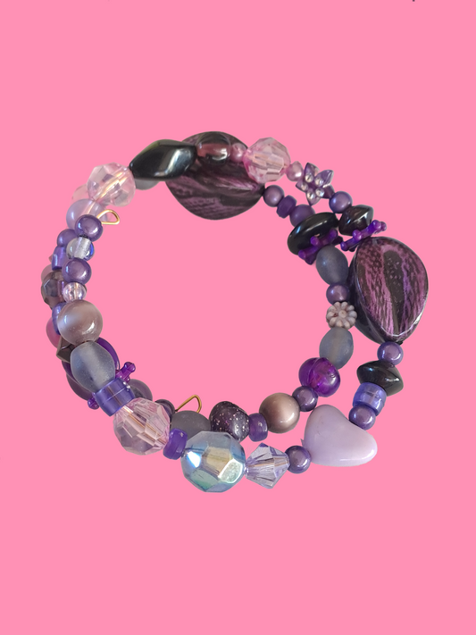 Amethyst Whirl Bracelet