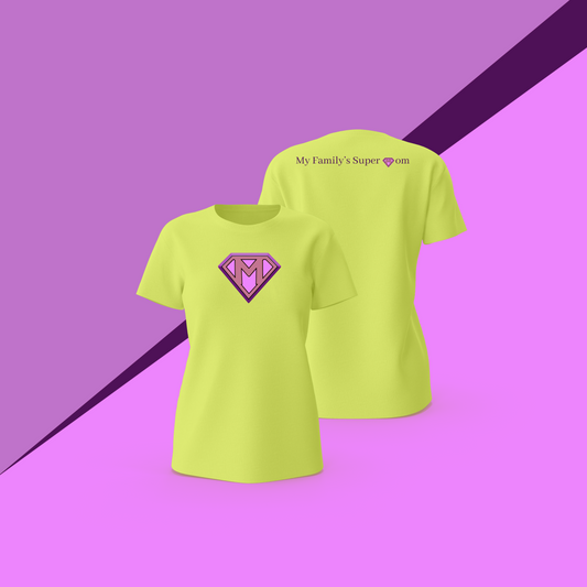 Supermom “M” Shirt – My Family’s Supermom (Yellow)